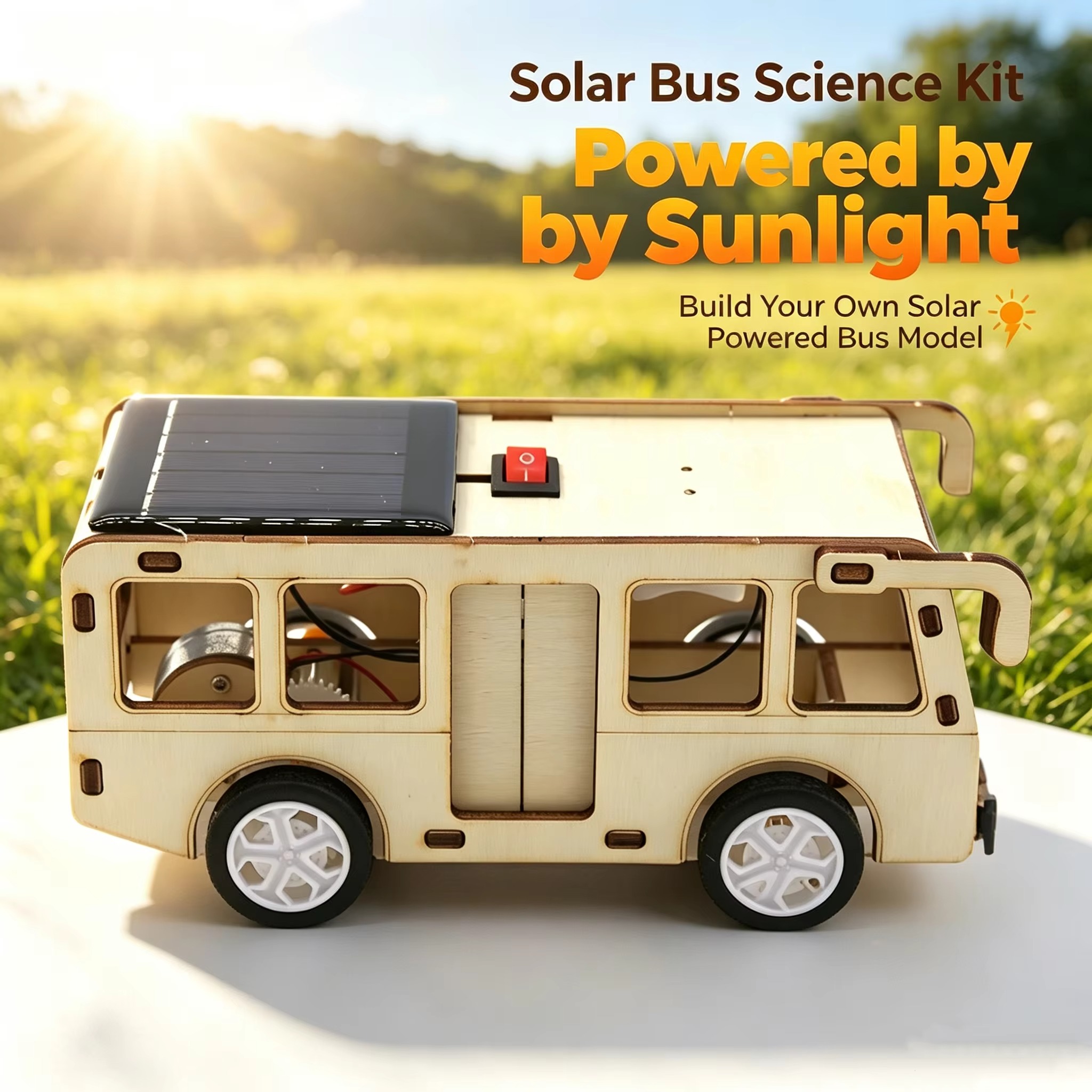 Science Project Diy - Mainan Eksperimen Pendidikan Sains Bertenaga Surya