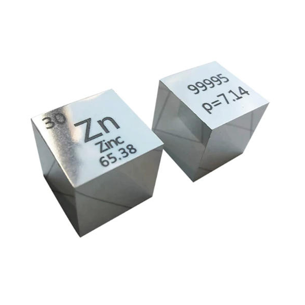 Science Toy - Kubus Logam Seng 10mm, Elemen Zn