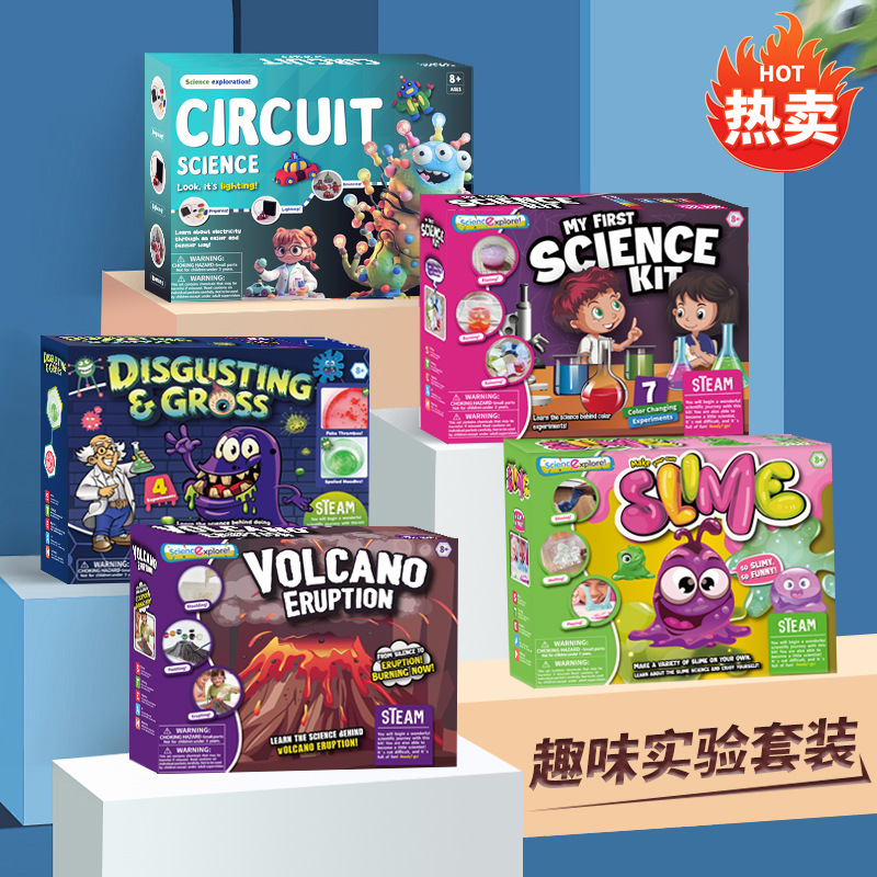 Volcano Kit Eruption - Paket Eksperimen Sains STEAM untuk Anak-anak,