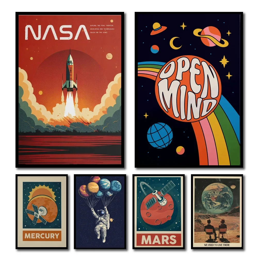 Star Map Poster - 1 Buah Poster Astronomi Cetak Dinding