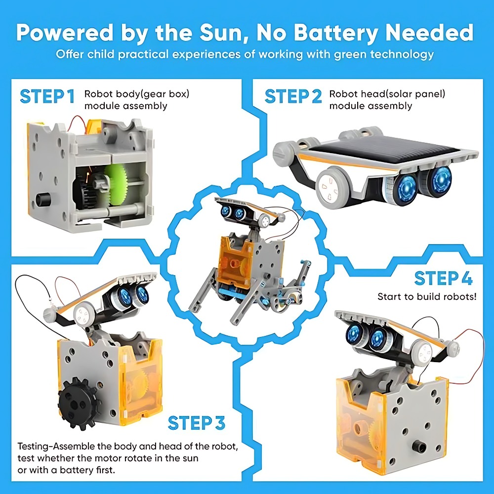 Blok Bangunan Robot Surya 12 I - Science Project Robot ulasan dan harga