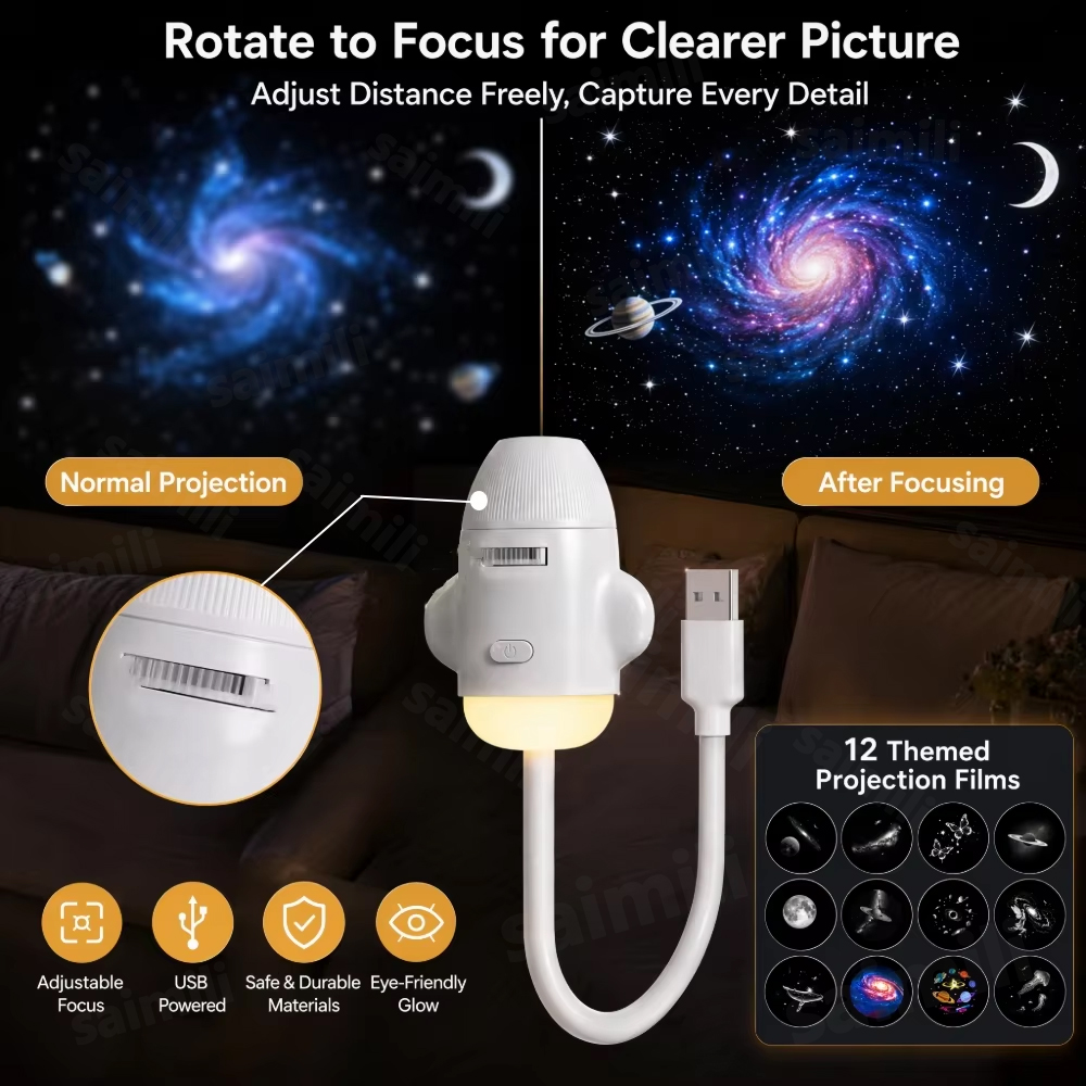 Lampu Proyektor Galaksi Langit - Planetarium Projector Home ulasan dan harga